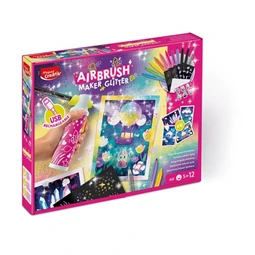 Készségfejlesztő MAPED Kreatív festékszóró készlet, csillámos, MAPED CREATIV Airbrush Maker Glitter