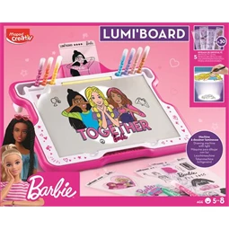 Készségfejlesztő MAPED Kreatív készségfejlesztő rajzkészlet, MAPED CREATIV Lumi Board Barbie