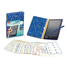 Készségfejlesztő MAPED Mágikus táblagép, foglalkoztatólapokkal, 8,5", könyv kialakítású, MAPED CREATIV Learn & Fun
