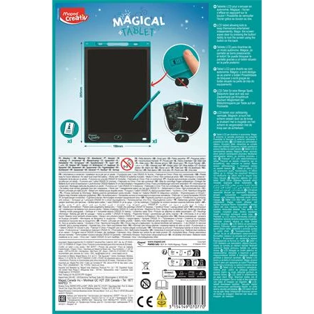 Készségfejlesztő MAPED Mágikus táblagép, nagy, 12", MAPED CREATIV Magical Tablet Maxi