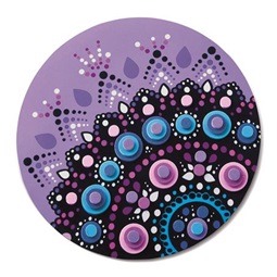 Készségfejlesztő MAPED Mozaikos mandala készítő készlet, MAPED CREATIV, Velvet Mosaics