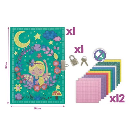 Készségfejlesztő MAPED Mozaikos titkos napló, MAPED CREATIV, Secret Mosaics