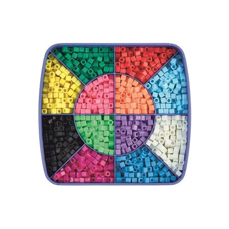 Készségfejlesztő MAPED Pixel-gyár gyöngy készlet, sablonnal MAPED CREATIV Pixel Factory, klipsz, kitűző, mágnes, kulcska