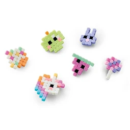 Készségfejlesztő MAPED Pixel-gyár gyöngy készlet, sablonnal, divat, MAPED CREATIV Pixel Factory Fashion