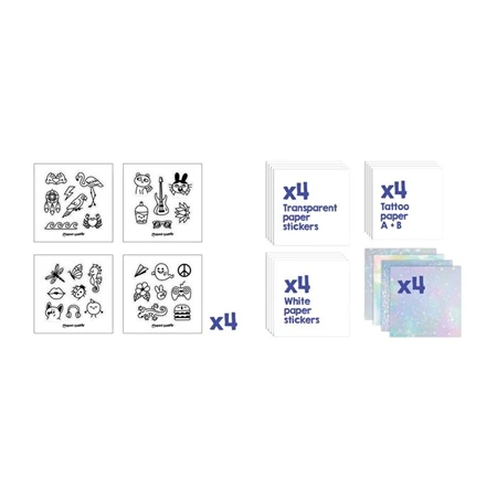 Készségfejlesztő MAPED Tetoválás- és matricakészítő készlet utántöltő, MAPED CREATIV Tattoos & Stickers