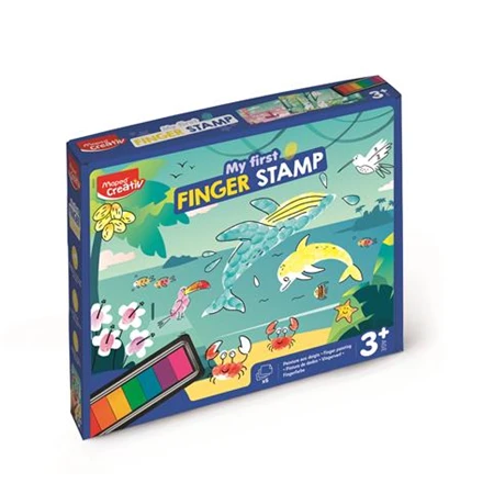 Készségfejlesztő MAPED Ujjlenyomat nyomda, MAPED CREATIV Early Age My First Finger Stamp