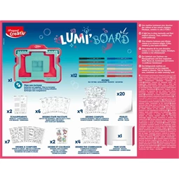 Készségfejlesztő MAPED Kreatív rajzkészlet, MAPED CREATIV Lumi Board Mermaid World