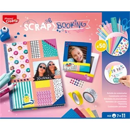 Készségfejlesztő MAPED Scrapbooking készlet, 50 darabos, MAPED CREATIV Scrapbooking Set