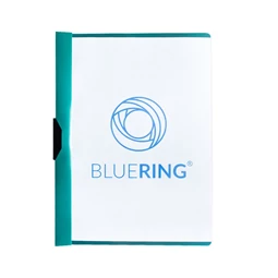 Klipmappa A/4 BLUERING fém klippes 60 lap zöld