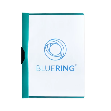 Klipmappa A/4 BLUERING fém klippes 60 lap zöld