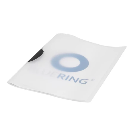 Klipmappa A/4 BLUERING műanyag klippes 30 lap fekete