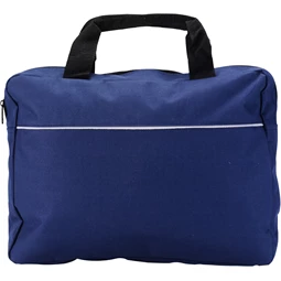 Konferencia táska, füles, 36 x 9 x 37 cm, kék
