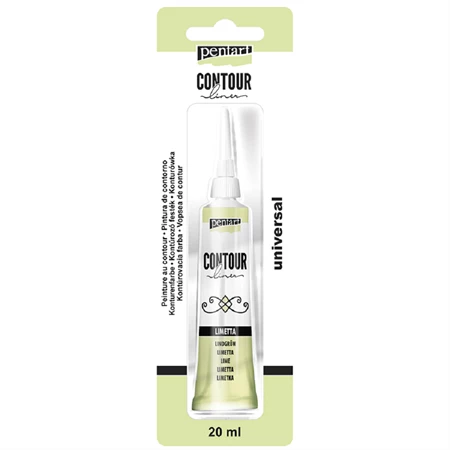 Kontúrfesték 20ml csillogó limetta PENTART