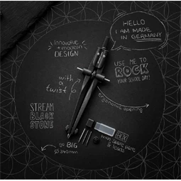 Körző készlet Faber-Castell precíziós gyorsállítás, Stream fekete, Quick-set