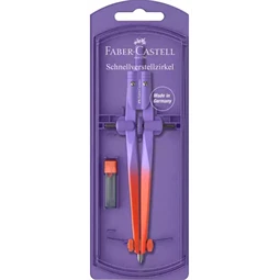 Körző készlet Faber-Castell precíziós gyorsállítás + hegy, Flow Edition