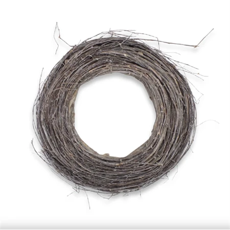 Koszorú fészek 30cm szürke