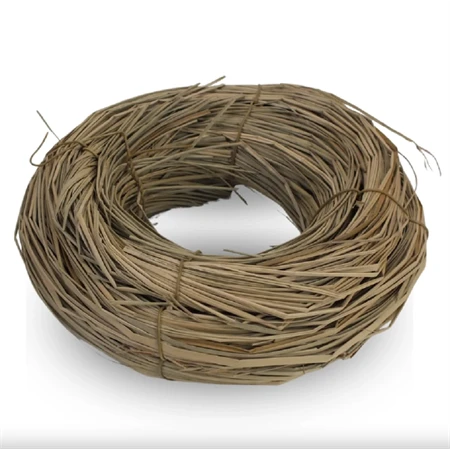 Koszorú szalma vastag rusztikus 20cm natúr