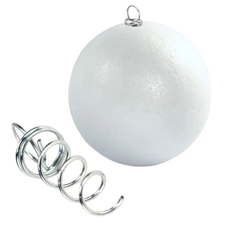 Kreatív akasztó hungarocellhez, 20db/csomag Méret: 1x4cm, lyuk: 10mm