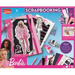 Készségfejlesztő MAPED Kreatív scrapbooking készlet, 50 darabos, MAPED CREATIV Scrapbooking Set - Barbie