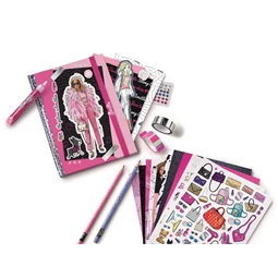 Készségfejlesztő MAPED Kreatív scrapbooking készlet, 50 darabos, MAPED CREATIV Scrapbooking Set - Barbie