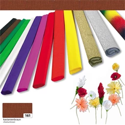 Krepp papír 50x250 cm, 32gr világosbarna
