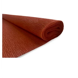 Krepp papír, 50x250cm, 32gr barna