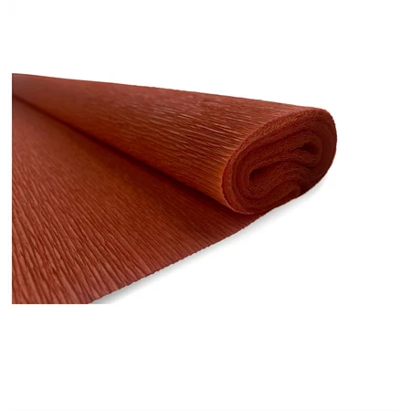 Krepp papír, 50x250cm, 32gr barna