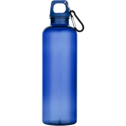 Kulacs RPET, karabíneres, 750ml kék,