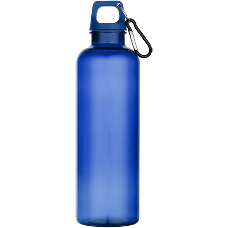 Kulacs RPET, karabíneres, 750ml kék,