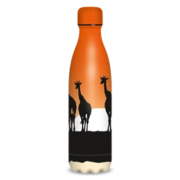 Kulacs fém 500ml ARS UNA duplafalú fém ivópalack Máté Bence - Giraffe