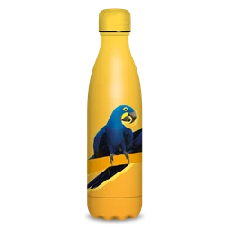 Kulacs fém 500ml ARS UNA duplafalú fém ivópalack Máté Bence - Parrot