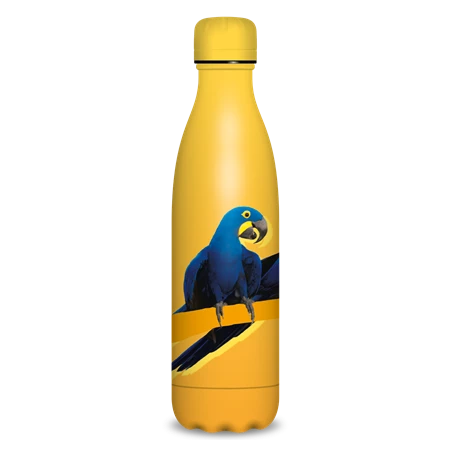 Kulacs fém 500ml ARS UNA duplafalú fém ivópalack Máté Bence - Parrot