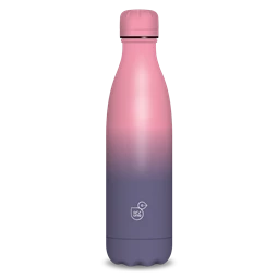 Kulacs fém 500ml ARS UNA duplafalú fém ivópalack Purple - Dark Pink