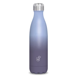 Kulacs fém 500ml ARS UNA duplafalú fém ivópalack Purple - Blue