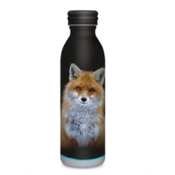 Kulacs fém 600ml ARS UNA duplafalú fém ivópalack Máté Bence - Fox