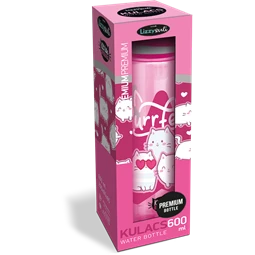 Kulacs műanyag LIZZYSULI 600ml Kittok Stars Purrfect