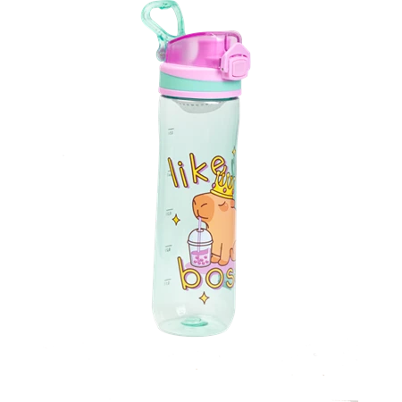 Kulacs műanyag LizzySuli 600ml Lolipop CapyBara