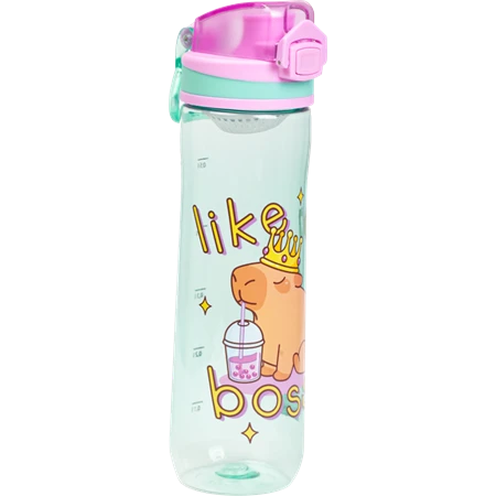 Kulacs műanyag LizzySuli 600ml Lolipop CapyBara