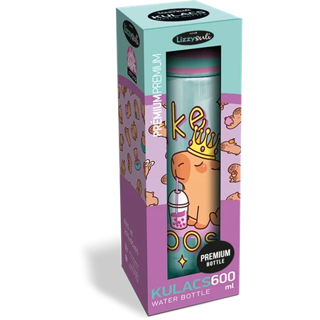 Kulacs műanyag LizzySuli 600ml Lolipop CapyBara