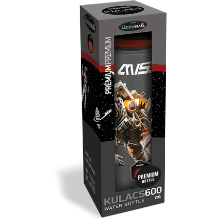 Kulacs műanyag LIZZYSULI 600ml MARS MISSION