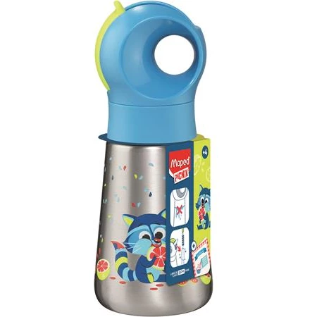 Kulacs rozsdamentes acél Maped Picnik Concept Miniz 350 ml mosómedve