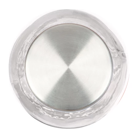 Kulacs üveg 500ml fém kupakkal BPA mentes áttetsző