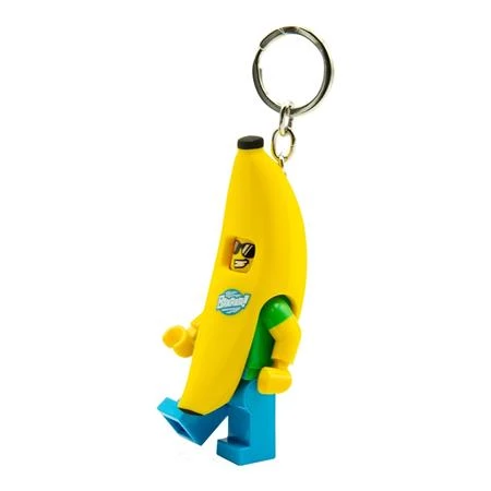Kulcstartó LEGO LED világítással, Banana Guy