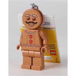 Kulcstartó LEGO LED világítással Gingerbread Man