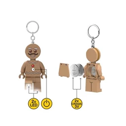 Kulcstartó LEGO LED világítással Gingerbread Man