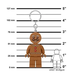 Kulcstartó LEGO LED világítással Gingerbread Man