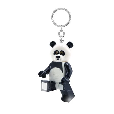 Kulcstartó LEGO LED világítással Panda Guy