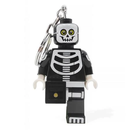 Kulcstartó LEGO LED világítással Skeleton Guy