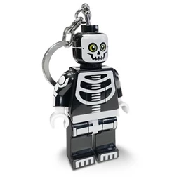 Kulcstartó LEGO LED világítással Skeleton Guy