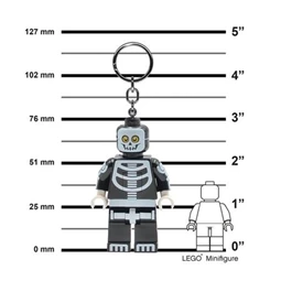 Kulcstartó LEGO LED világítással Skeleton Guy